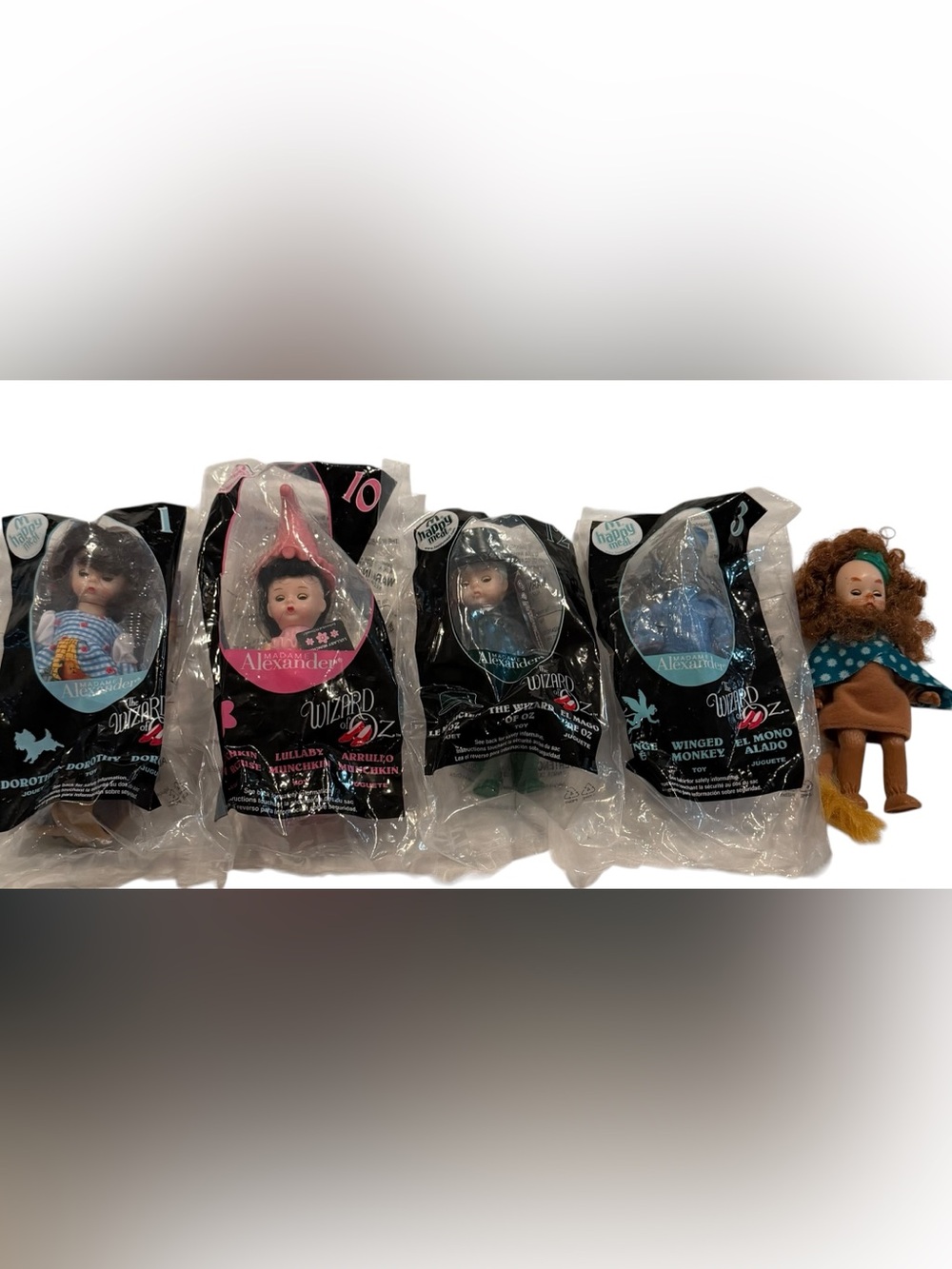 Madame Alexander Wizard of Oz McDonald’s Doll Lot Dorothy Lion Sealed